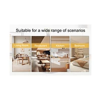 Snow Mountain Dining Set: 71" Table, Gold Legs & 6 White Pu Chairs