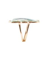 Barse Scenic Desert Sedona Blue Turquoise Golden Ring