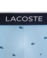 Lacoste Men's 3-Pack Regular-Fit Stretch Mini-Croc Boxer Briefs