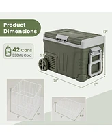 12 Volt Car Refrigerator Portable Car Fridge with Adjustable Range-35L