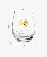 The Wine Savant It Was Never a Dress Wine Glass