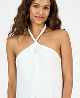I.n.c. International Concepts Women's Petite Braided-Neck Maxi Dress, Exclusively at Macy's
