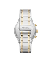 Fossil Men's Fenmore Multifunction Two-Tone Bracelet Watch, 44mm