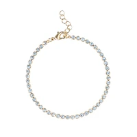 Jessica Simpson 3-Piece Chain & Crystal Bracelet Set