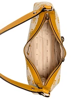 Guess Neda 4G Peony Logo Small Top Zip Shoulder Bag