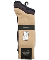 Perry Ellis Portfolio Men's 3-Pack Pique Flat Socks