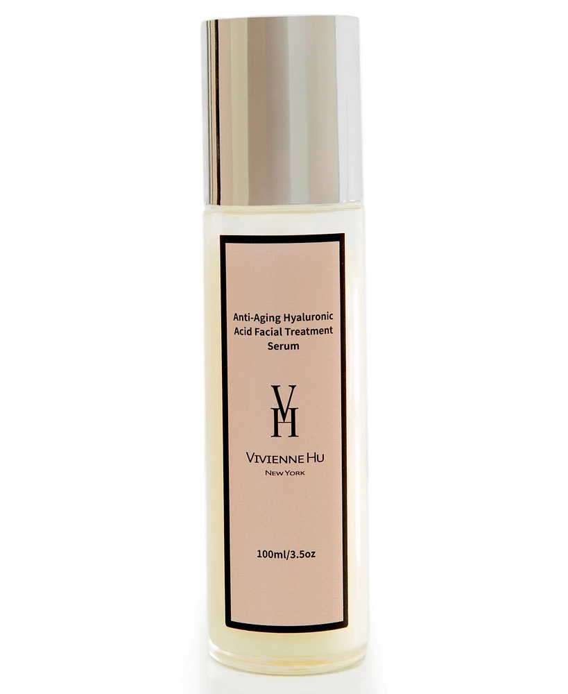 Vivienne Hu Anti-Aging Hyaluronic Acid Facial Treatment Serum, 3.5 oz.