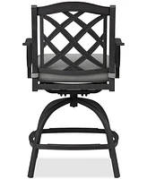 Wythburn Outdoor Firepit Bar Height Stool, Created for Macy's