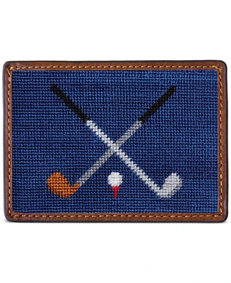 Smathers & Branson Men's Crossed Clubs Wallet