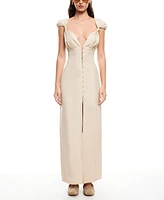 Lioness Women's Meadow Linen-Blend Maxi Dress