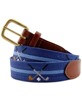 Smathers & Branson Men's Crossed Clubs Belt