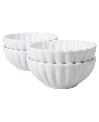 Bia Cordon Bleu Petal 4-Pc. Round Bowls Set, Service for 4