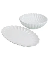 Bia Cordon Bleu Petal Serving, Set of 2