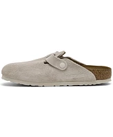Birkenstock Women's Boston Soft Footbed Suede Leather Clogs from Finish Line
