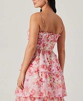 Astr the Label Women's Vonessa Ruffled Tiered Maxi Dress