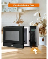 Commercial Chef 1.3 Cu. Ft. Counter Top Microwave,Stainless Steel