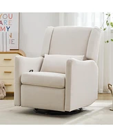 29.5" Wingback Swivel Recliner Rocker