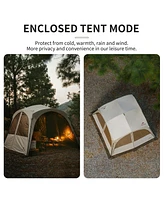Naturehike Cloud Boundar Tent Door Curtain for 4-sided Canopy Tent, Sun Shelter Accessory, Windproof & Privacy Screen for Camping Canopy Tent