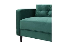 74" Velvet Sofa: 3-Seater, Modern, Comfy