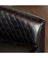 Quilted Elegance: Mia Club Chair with Studs and Comfort