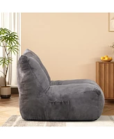 Cozy Inflatable Bean Bag Chair with High-Density Foam for Comfort