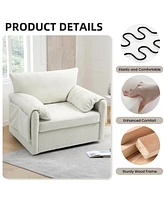 Oversized Swivel Accent Chair for Living Rooms & Bedrooms