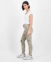 Madden Girl Juniors' Camo Print Jogger Pants