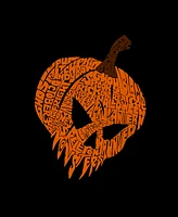 La Pop Art Men's Evil Pumpkin Premium Blend Word T-Shirt