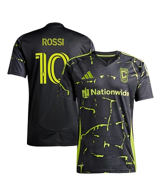 Adidas Men's Diego Rossi Black Columbus Crew 2025 The Goosebumps Kit Replica Player Jersey