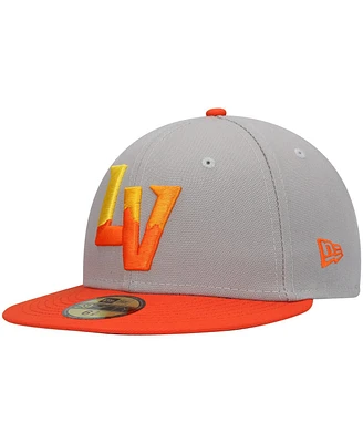 New Era Men's Gray Las Vegas Aviators Authentic Collection Team Alternate 59FIFTY Fitted Hat