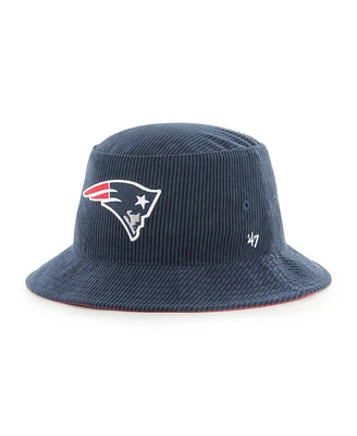 '47 Brand Men's Navy New England Patriots Thick Cord Bucket Hat