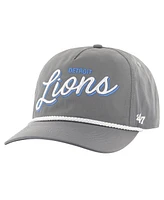 '47 Brand Men's Gray Detroit Lions Fairway Hitch Brrr Adjustable Hat