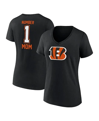 Fanatics Women's Black Cincinnati Bengals Mother's Day V-Neck T-Shirt