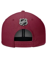 Fanatics Men's Burgundy Colorado Avalanche Authentic Pro Training Camp Snapback Hat