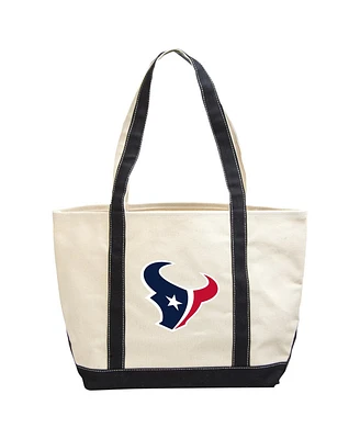 Logo Brands Houston Texans Canvas Tote Bag
