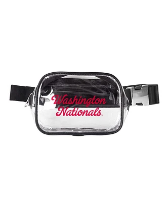 Logo Brands Washington Nationals Clear Belt Bag