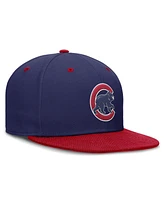 Nike Men's Blue/Red Chicago Cubs True Primetime Two-Tone Performance Fitted Hat