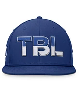 Fanatics Men's Blue Tampa Bay Lightning Authentic Pro Rink Snapback Hat