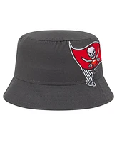 New Era Men's Pewter Tampa Bay Buccaneers Helmet Bucket Hat