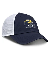 Jordan Men's Navy/White Michigan Wolverines Club Trucker Adjustable Hat