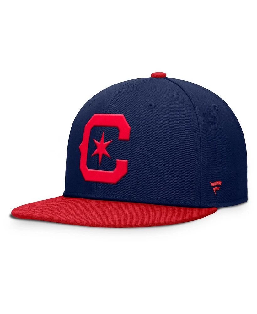 Fanatics Men's Navy Chicago Fire Sitter Snapback Hat