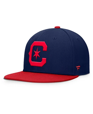 Fanatics Men's Navy Chicago Fire Sitter Snapback Hat
