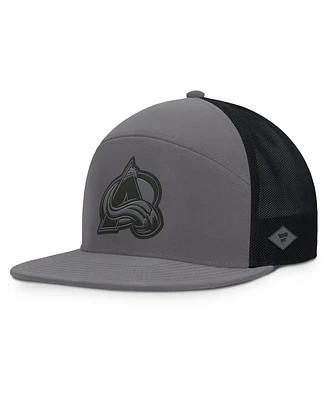 Fanatics Men's Charcoal Colorado Avalanche Fairweather Adjustable Hat
