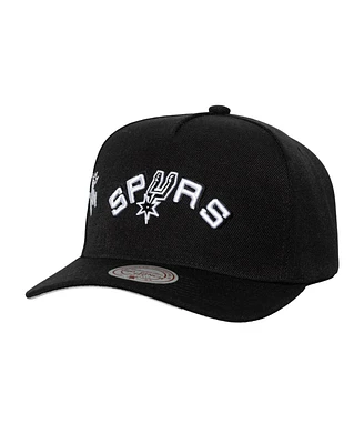 Mitchell & Ness Men's Black San Antonio Spurs 1998 Nba Finals Born To Win Pro Crown Adjustable Hat