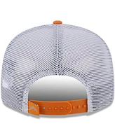 New Era Men's Orange Los Angeles Chargers Citrus 9FIFTY Trucker Snapback Hat