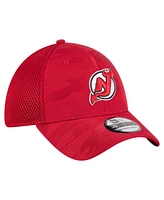 New Era Men's Red Jersey Devils Active Subtle Camo 39THIRTY Flex Hat