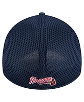 New Era Men's Navy Atlanta Braves Subtle Camo 39THIRTY Flex Hat