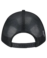 New Era Men's Black Houston Astros Gradient 9FORTY A-Frame M-Crown Trucker Adjustable Hat