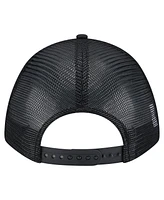New Era Men's Black Detroit Tigers Gradient 9FORTY A-Frame M-Crown Trucker Adjustable Hat