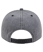 New Era Men's Charcoal Tampa Bay Lightning Throwback Washed A-Frame Pre-Curved 9FIFTY Snapback Hat